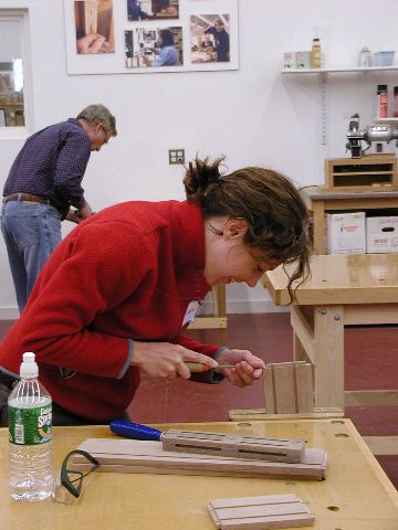 arts and crafts bookcase 040